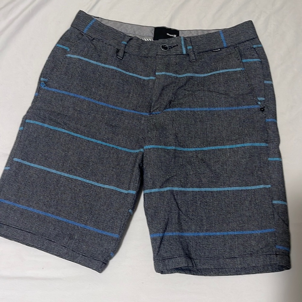Grey and Blue Men’s Casual Hurleys Board Shorts